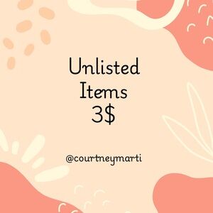 3$ UNLISTED for LIVE SHOW ONLY